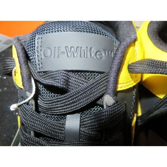 SOLD! Off White Virgil Abloh Out of office Sneakers Yellow Italian calf leather - Picture 14 of 16